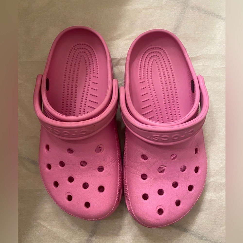 Pink crocs!